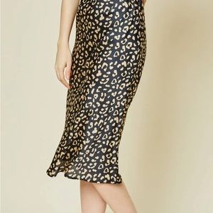 Hayden Cheetah style Midi Skirt